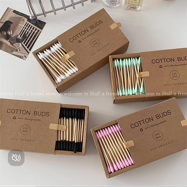 Remove makeup cotton swab